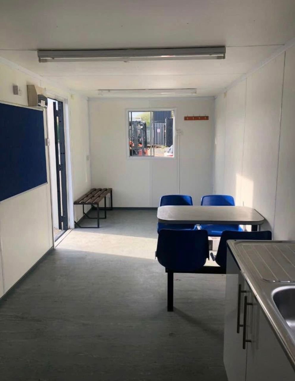 24ft Shipping Container Office with Toilet - Image 2