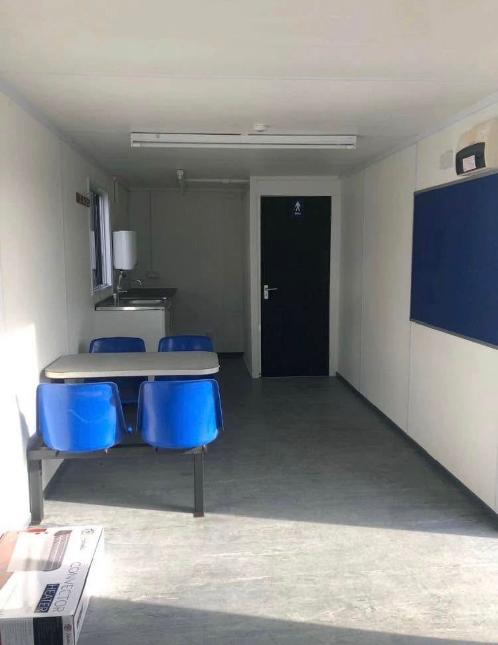 24ft Shipping Container Office with Toilet - Image 3