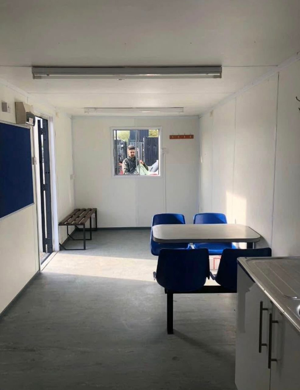 24ft Shipping Container Office with Toilet - Image 5