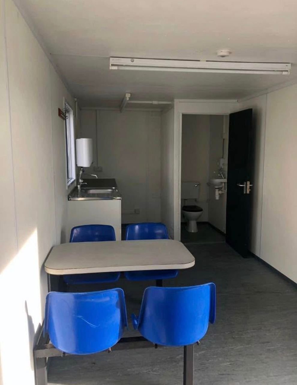 24ft Shipping Container Office with Toilet - Image 7
